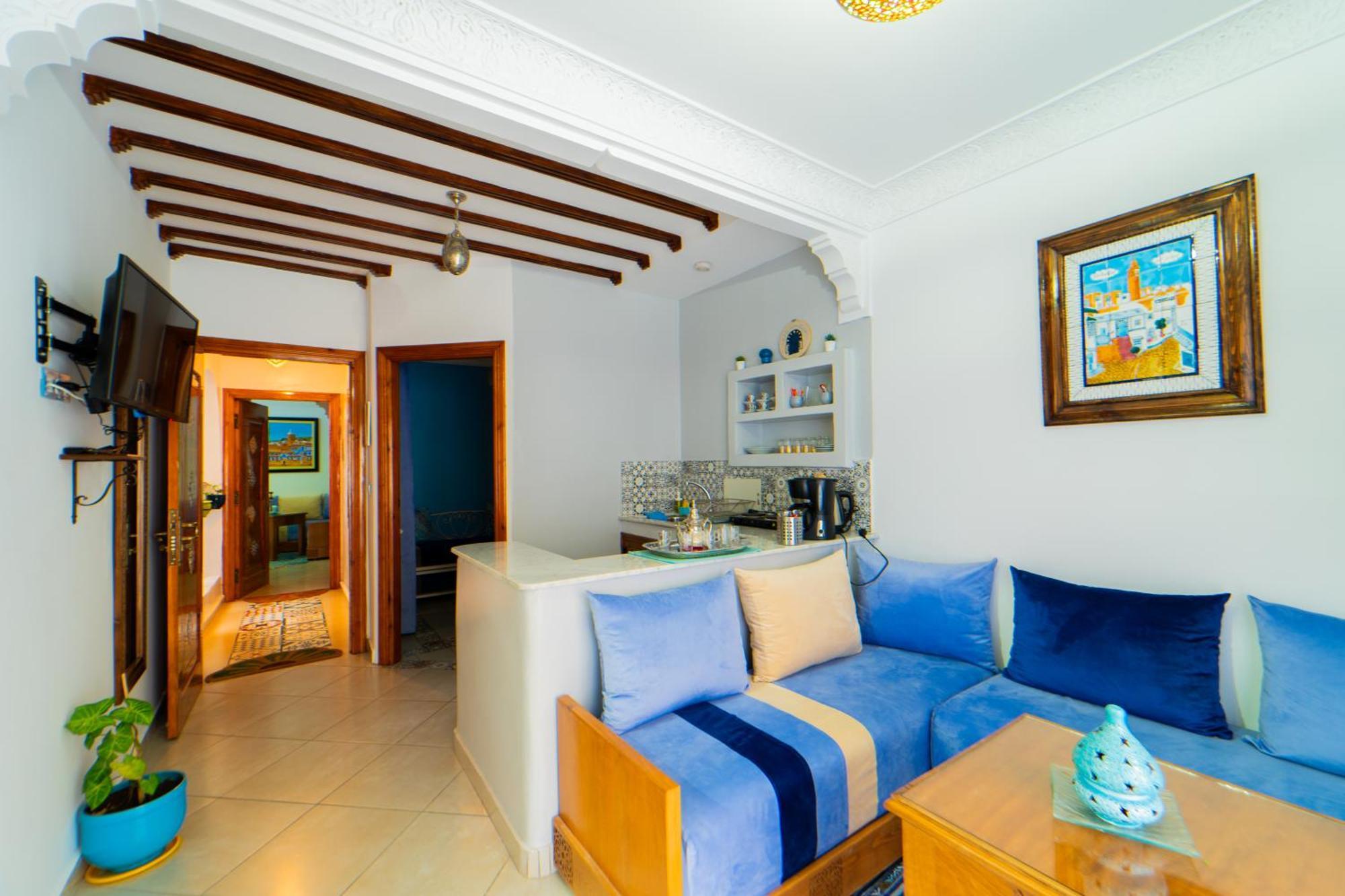 Apartmán Dar Jinane Šafšawán Exteriér fotografie